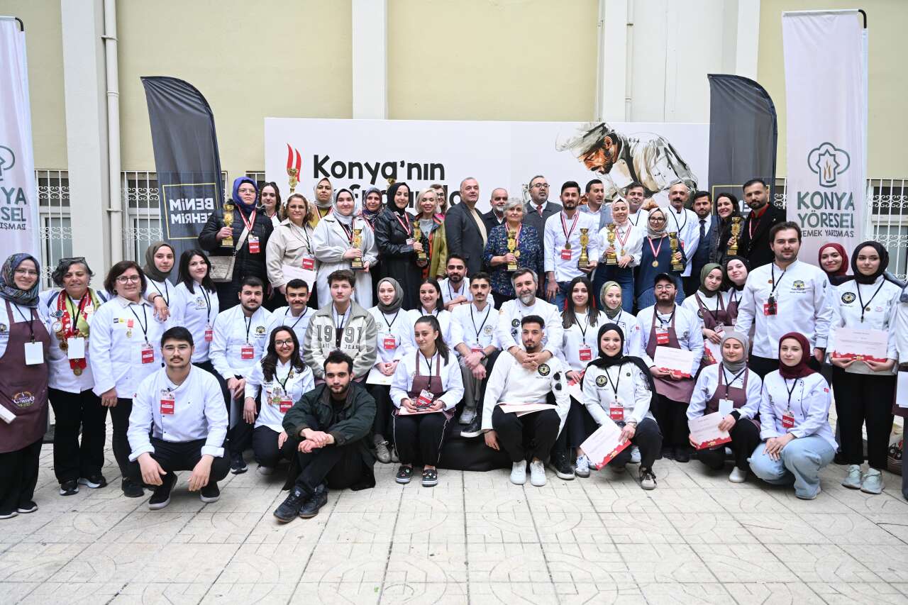 Konya’da elinin lezzetine güvenenler yarıştı 14
